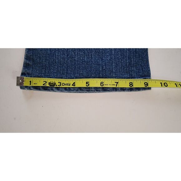 Arizona Jean Company Belted Flare Leg Blue Jeans Sz 14 - Picture 6 of 9